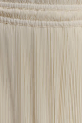 Amaris Gathered Plisse Maxi Skirt - Lemon