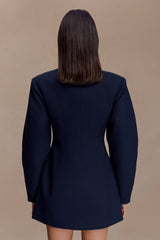 Beatrice Blazer Mini Dress - Navy