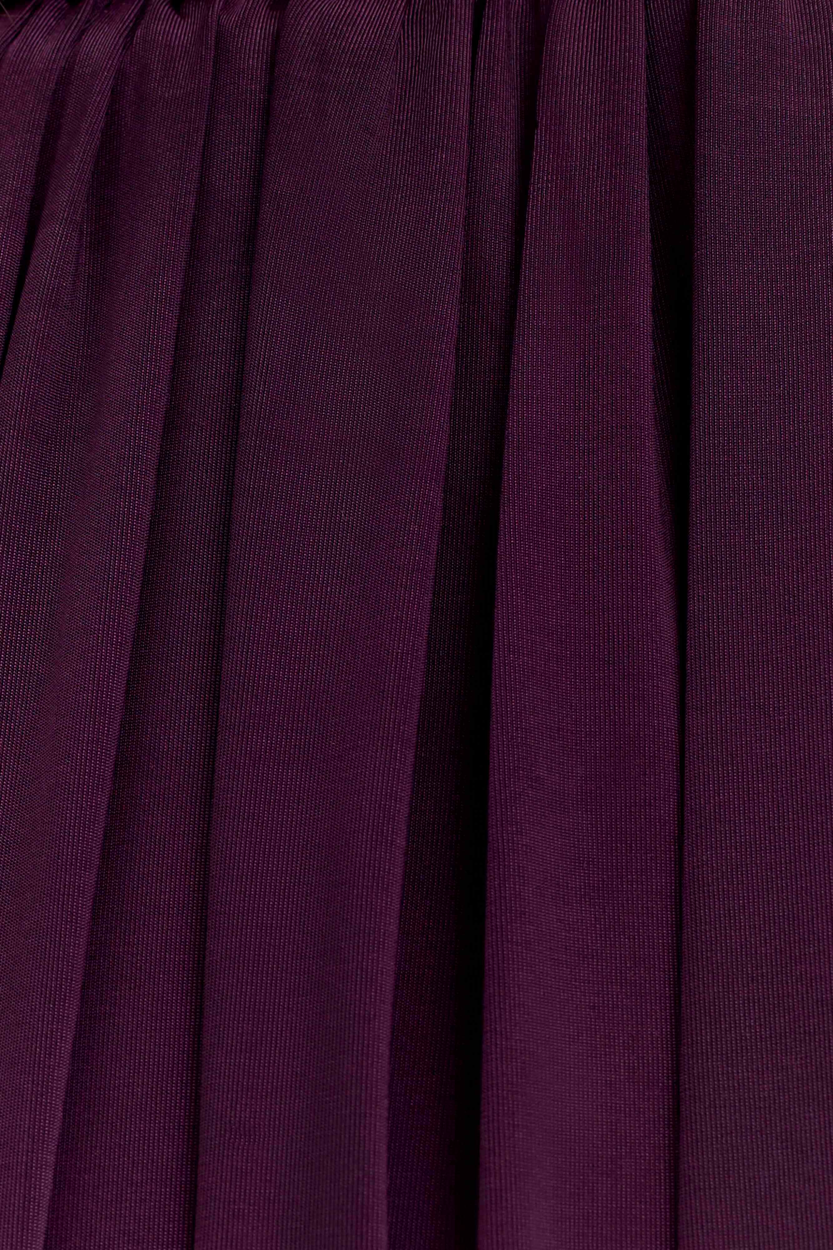 Erina Slinky Open Back Top - Aubergine