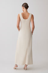 Anisa Scoop Neck Maxi Dress - Stripe