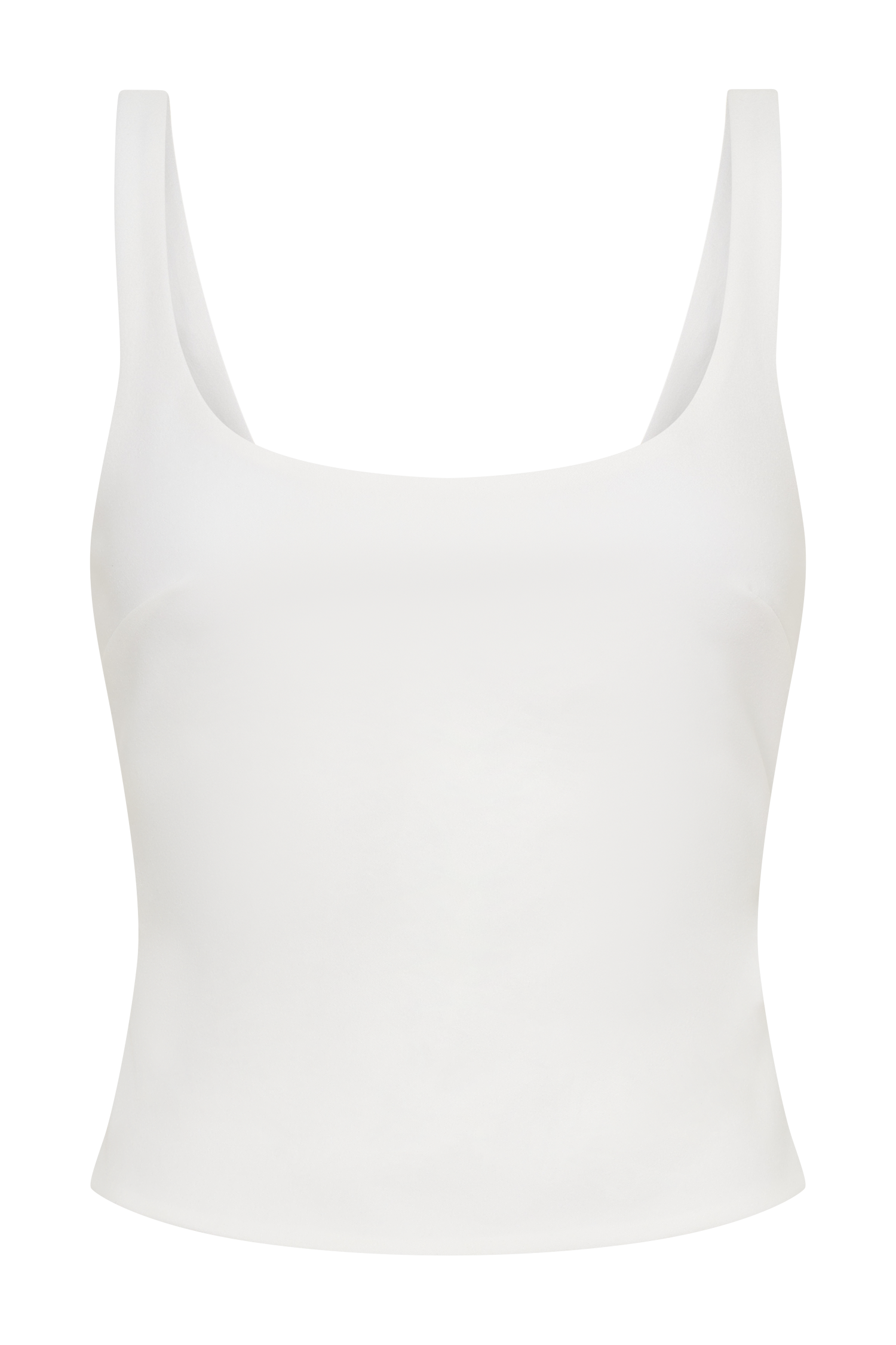 Blanca Stretch Crepe Cami Top - White