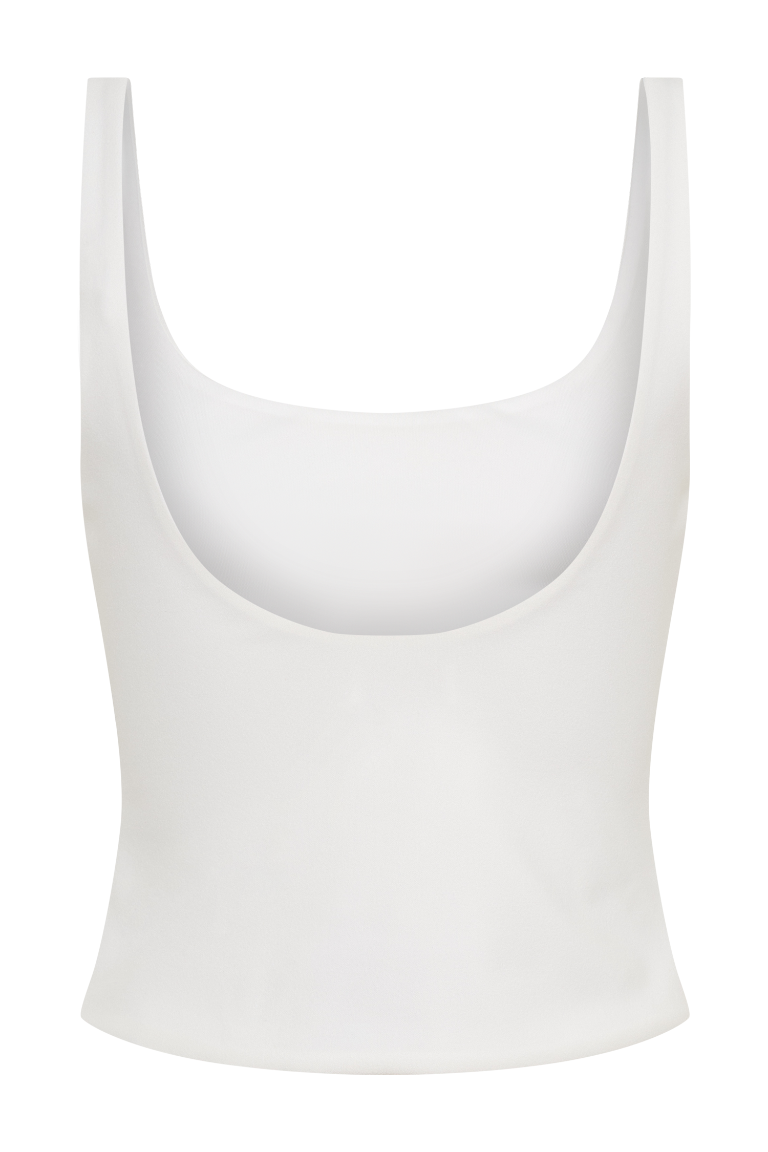 Blanca Stretch Crepe Cami Top - White