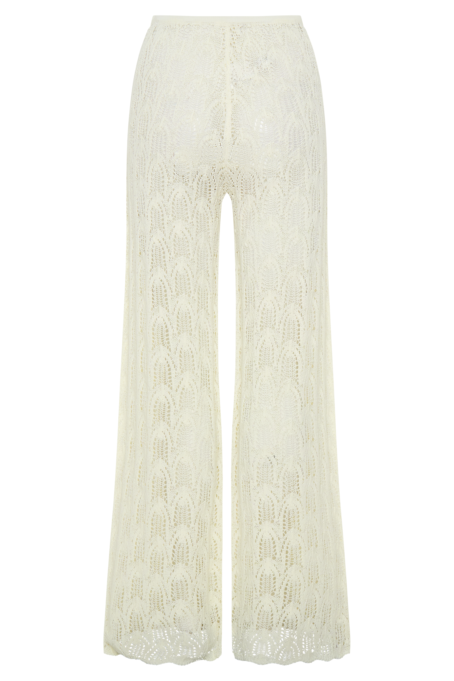 Glinda Crochet Pants - Ivory