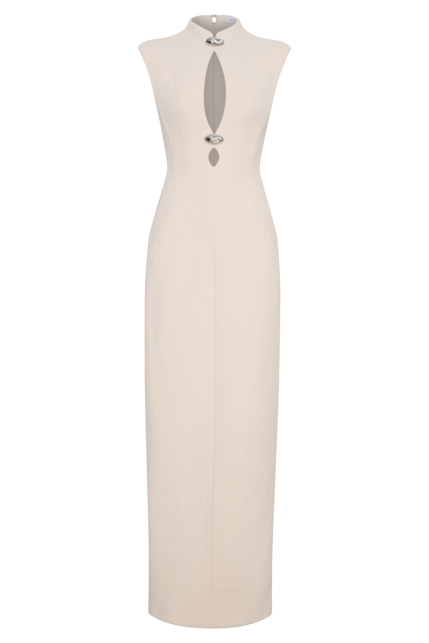 Michelle Cut Out Maxi Dress - Buttercream