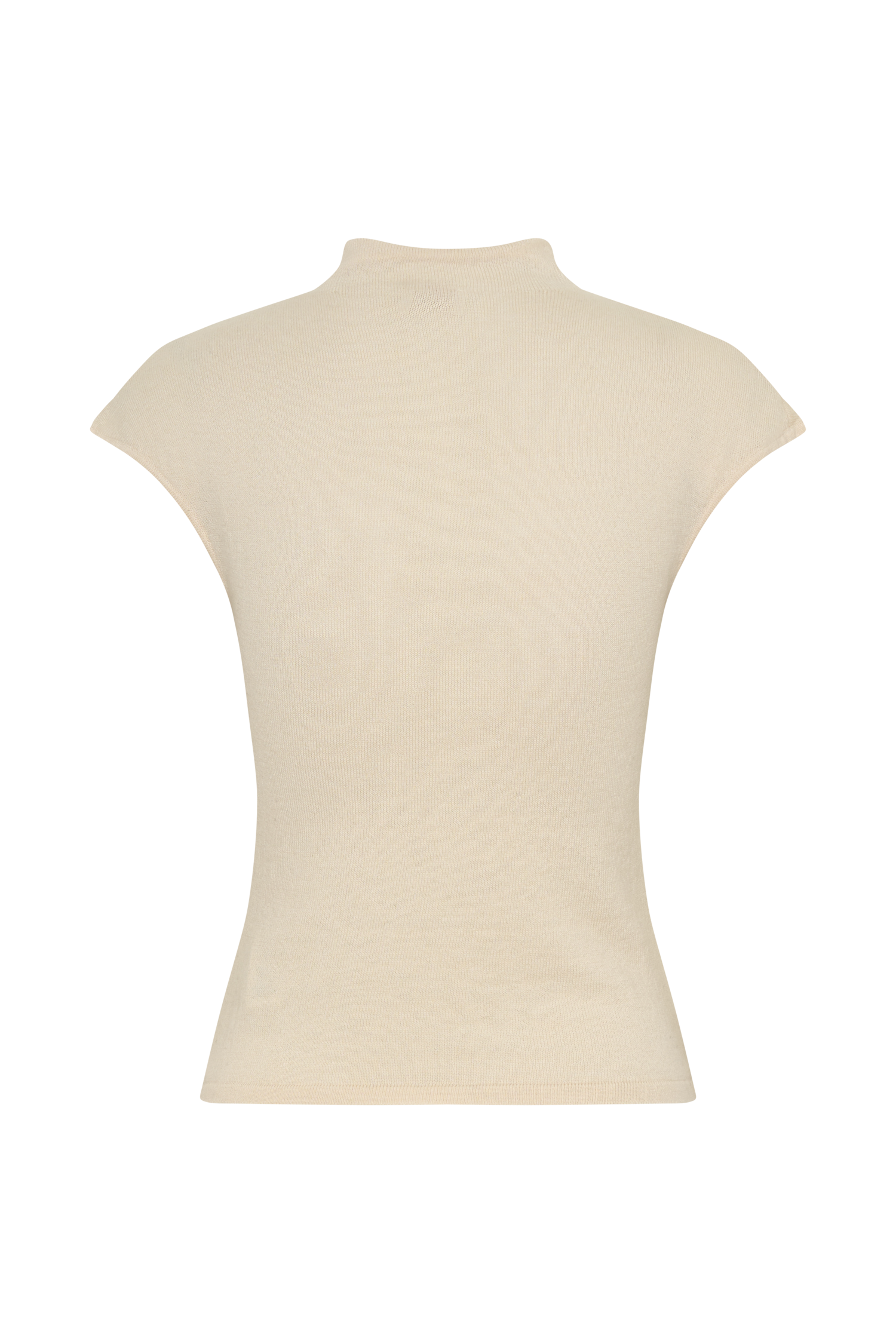 Sonny Short Sleeve Knit Top - Cream