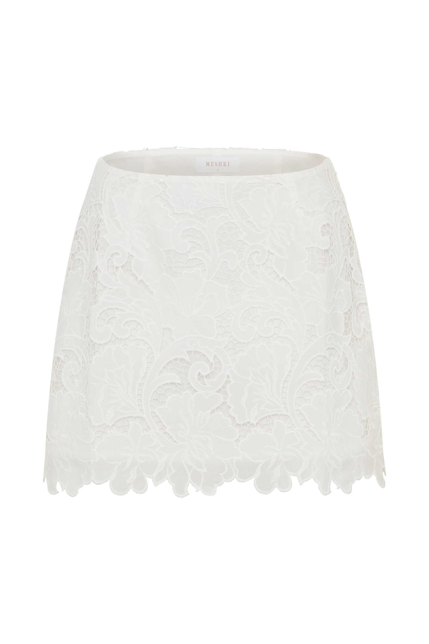 Tessa Broderie Mini Skirt - White